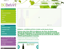 Tablet Screenshot of biobelvin.com